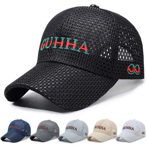 Sun cap Baseball cap帽子夏字母刺绣鸭舌帽时尚潮流遮阳防晒透气