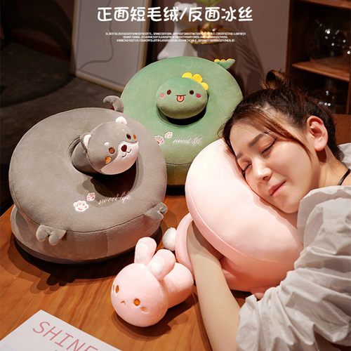 午睡枕冰丝趴睡夏季睡觉抱枕靠枕