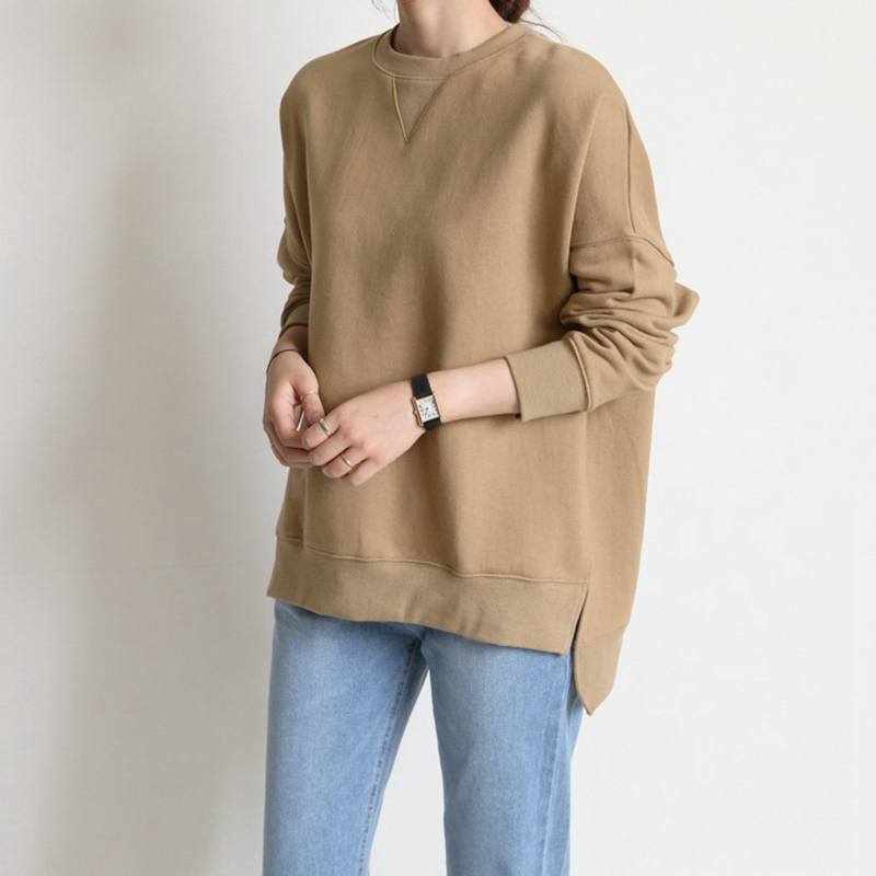 小米家薄绒宽松毛圈简约长袖卫衣