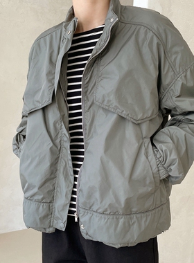 好品质韩国女春秋简约三防长袖风衣外套保暖防泼水防晒F97