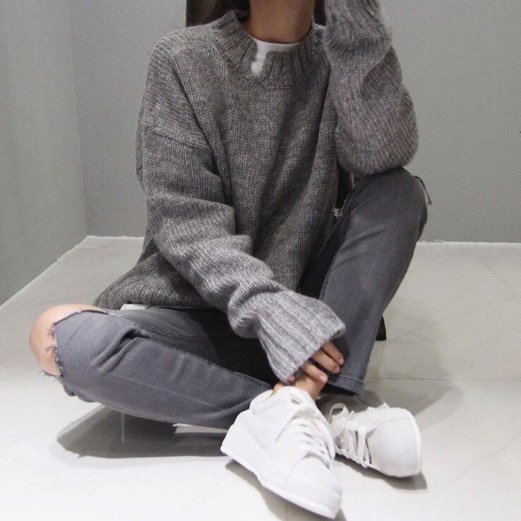 m30韩国女装代宽松羊毛马海毛