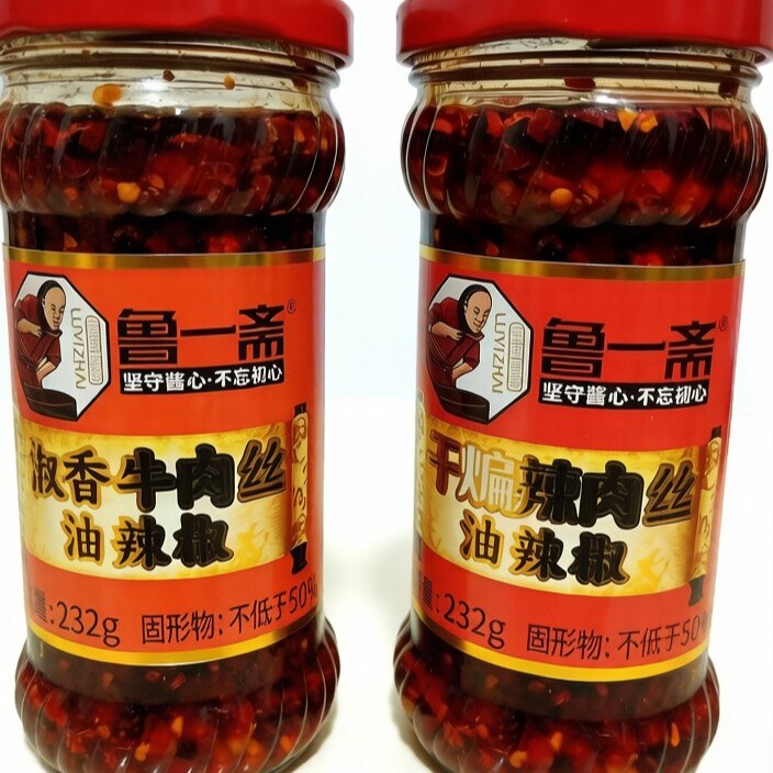 鲁一斋干煸辣肉丝沂蒙临沂特产牛肉酱拌饭即时香辣五仁临沂土特产