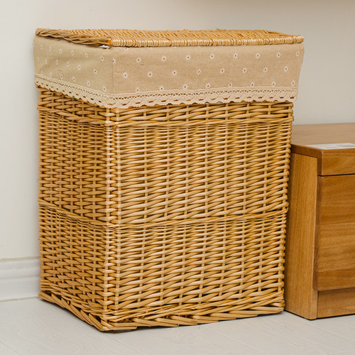 尚居优品藤编脏衣篮脏衣服收纳筐