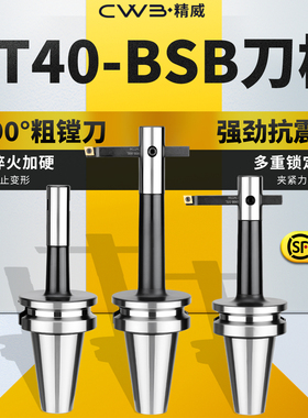 90度BSB粗镗刀横插刀杆式可调刀柄BT40-BSB25/30/42/50/62/72/90/