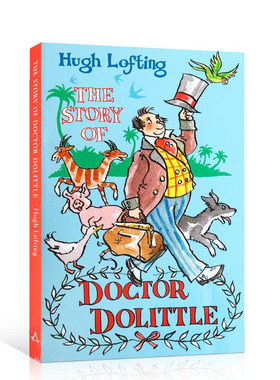 现货 英文原版 The Story of Dr Dolittle 儿童文学经典 怪医杜利特  儿童插图小说 中小学生读物 平装 7-12岁