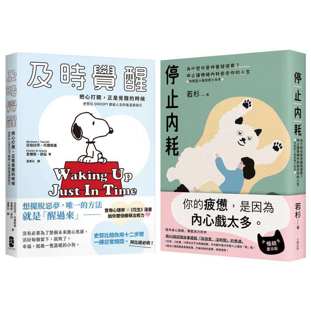 预售 停止内耗暖心套书【停止内耗＋及时觉醒】 大牌出版 若杉