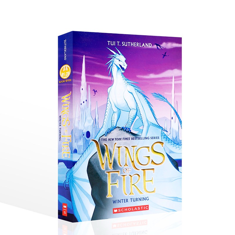 现货 英文原版 火翼飞龙7 勇闯冰翼国的钻石炼狱  Winter Turning Wings of Fire Tui Sutherland Scholastic Inc 英文小说