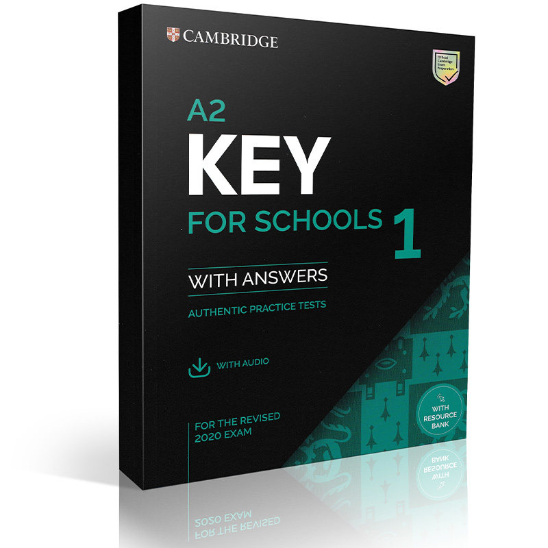 现货 英文原版 2020年剑桥KET考试真题 校园版 A2 Key for Schools 1 for revised exam from 2020 Student‘s Book