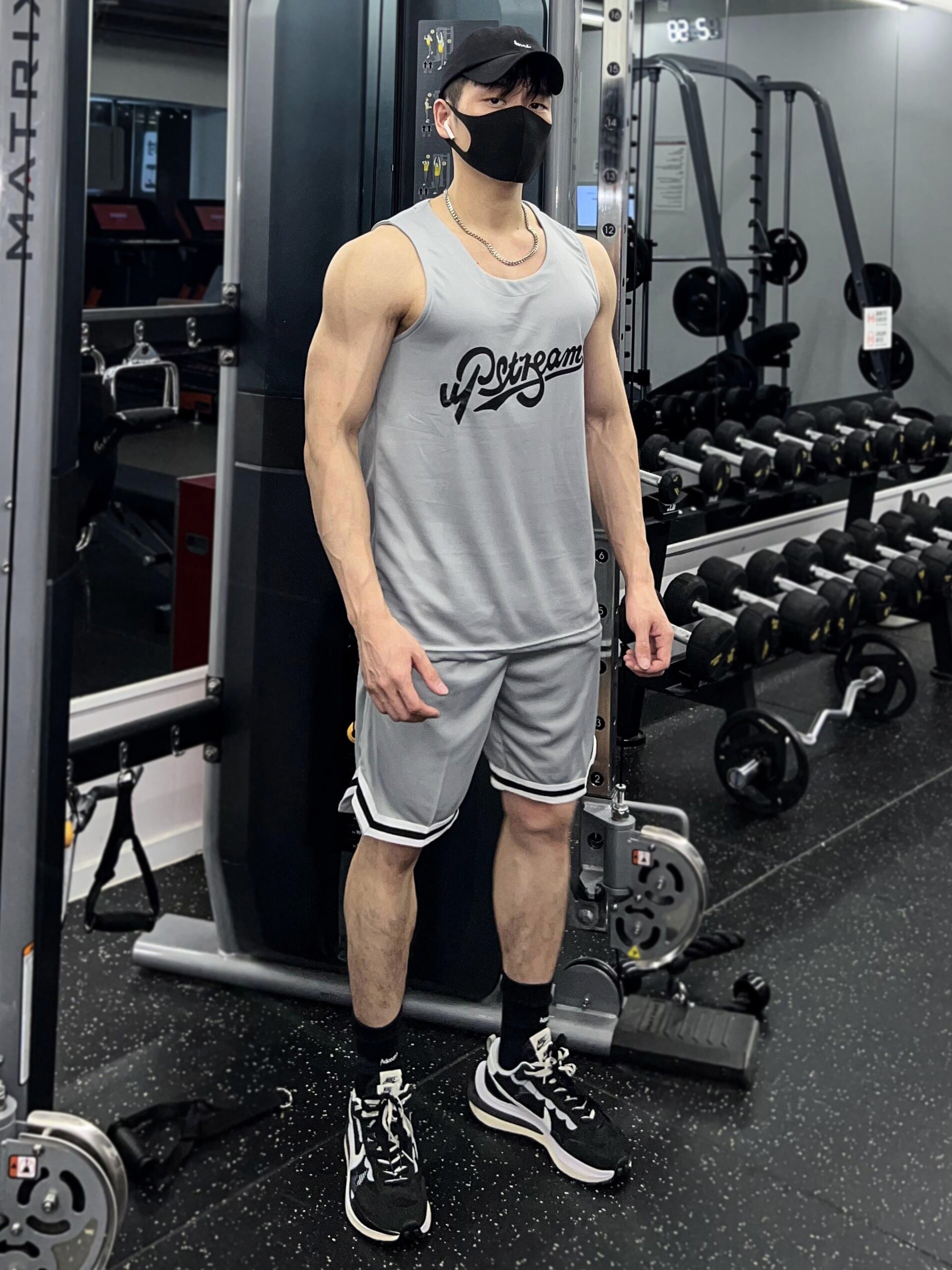 SPORTSWEAR MENS SUMMER TRAINING CASUAL TANK TOP SHORTS COUPLE WEAR FASHION QUICK-DRYING TRENDY BASKETBALL GYM WEAR