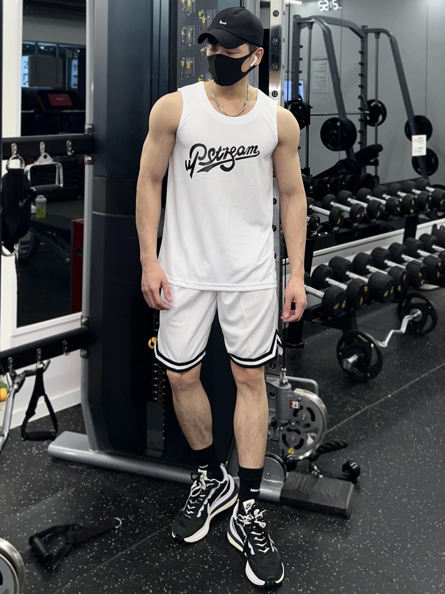 SPORTSWEAR MENS SUMMER TRAINING CASUAL TANK TOP SHORTS COUPLE WEAR FASHION QUICK-DRYING TRENDY BASKETBALL GYM WEAR