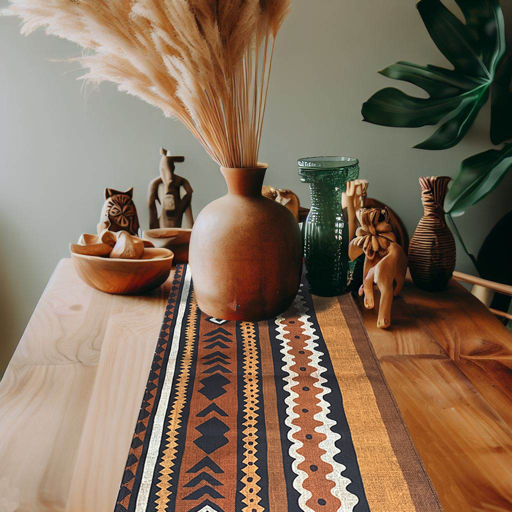 几何古朴帆布原木风加厚家居软装