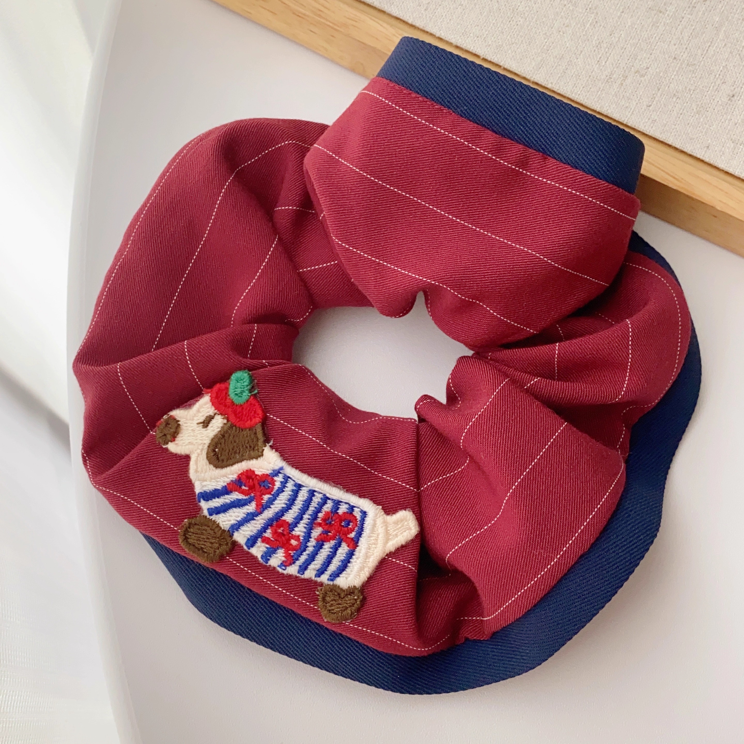 腊肠狗發家韩国新款小狗大肠发圈