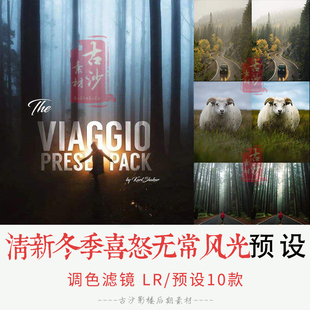0228-LR预设 旅拍摄影师 清新冬季喜怒无常风光Lightroom预设