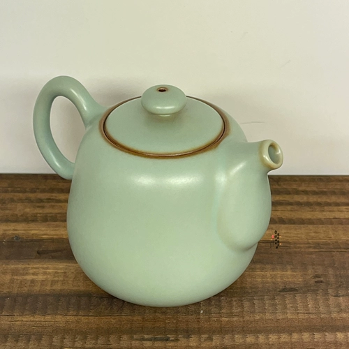 Мастерская керамики Ru Kiln Чайный сервиз Huairu Satisfaction Pot 180cc Набор чайного сервиза Альпийский улун Зеленый чай Прямая почтовая рассылка