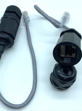 RJ45网络线数据信号防水连接器