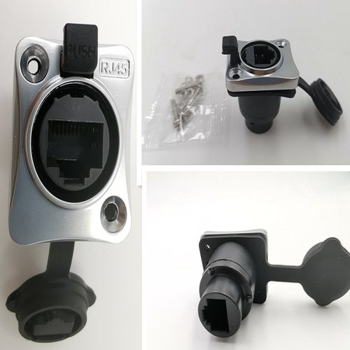 网络线RJ45数据信号防水连接器