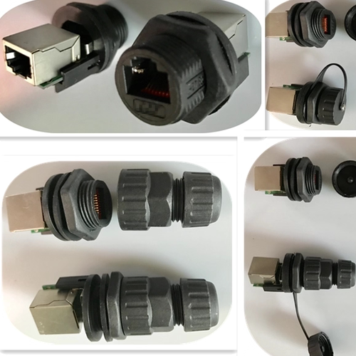 LLT-RJ45网络线母口防水连接器