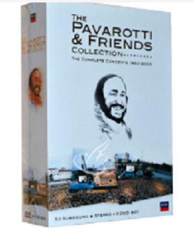 正版 帕瓦罗蒂和他的朋友1992-2000演唱会8DVD 帕瓦罗蒂古典音乐