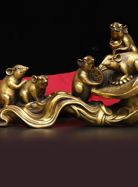 黄铜招财中式客厅卧室