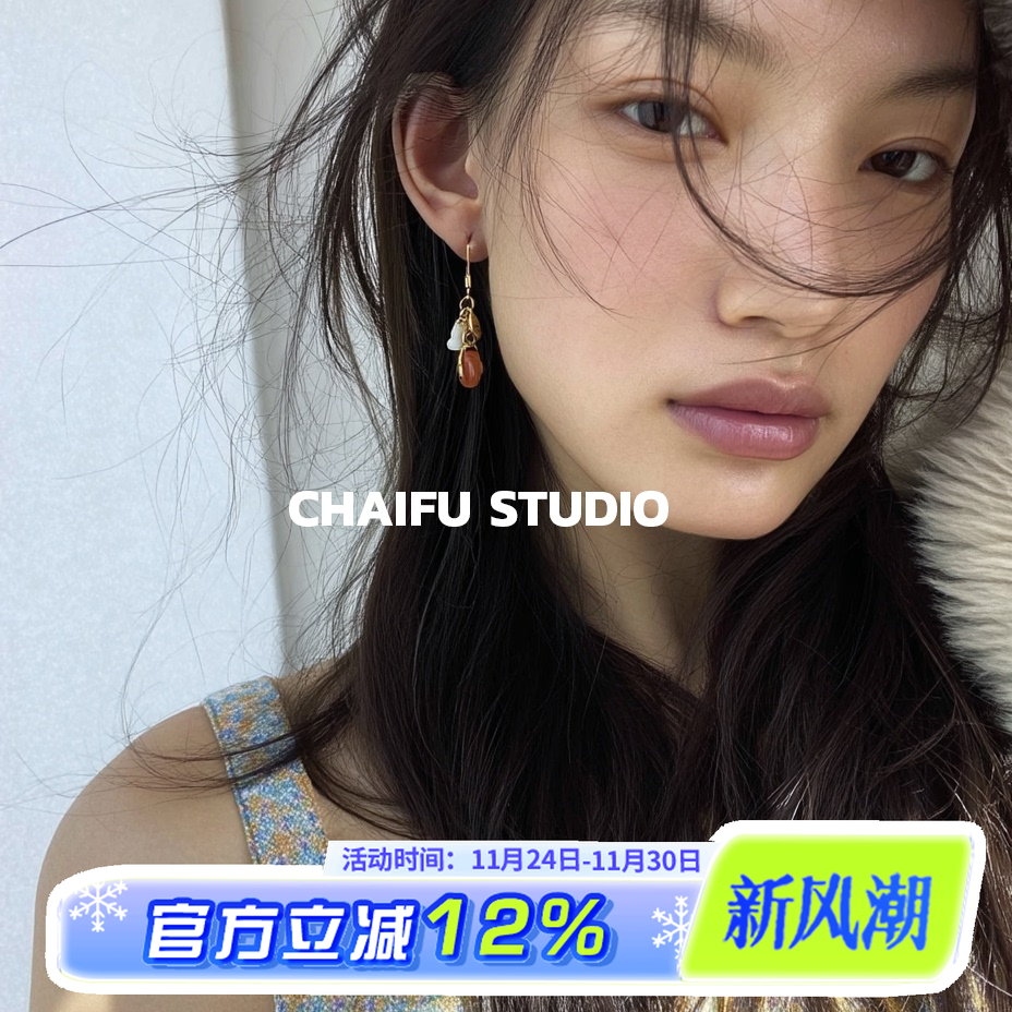 新中式福禄葫芦平安扣耳环