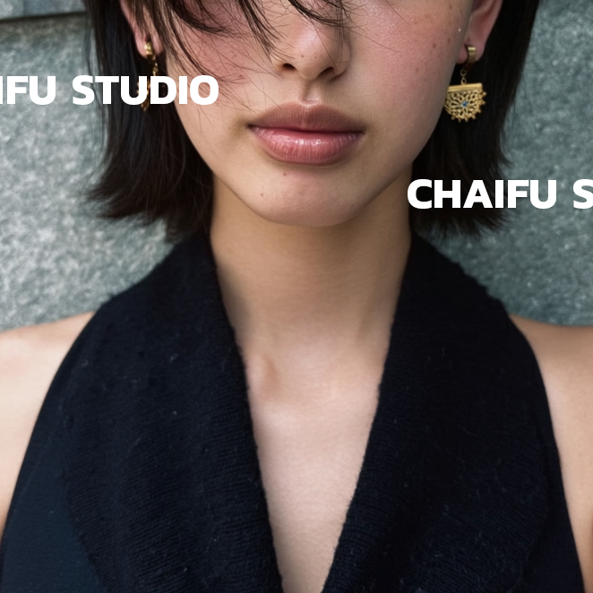 复古宫廷风镂空半圆设计钛钢耳环