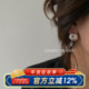 柴夫工作室 E391 韩系女主简约气质耳钉高级淑女哑光质感锆石耳环