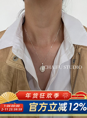 轻奢高级感珍珠巴洛克气质锁骨链