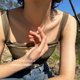 清冷感项链 日韩极简轻奢小巧爱心细链百搭个性 柴夫工作室 X305