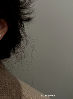 柴夫工作室/E746 ins精致小巧百搭珍珠设计感通勤耳钉耳环