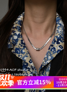 INS轻奢细闪双层叠戴锁骨链