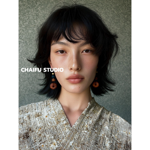 新中式蜜蜡平安扣耳坠