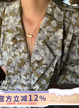 INS极简哑光几何蛇骨链