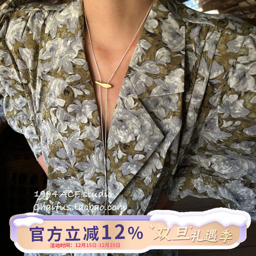 INS极简哑光几何蛇骨链