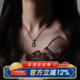 柴夫工作室 X348 蓝色海洋水滴吊坠ins复古蛇骨链简约高级感项链