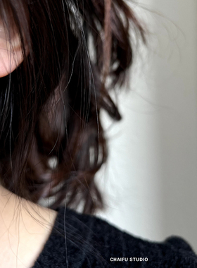 柴夫工作室/E611 mini小巧精致蓝色锆石耳扣绿色菱形锆石耳钉耳环