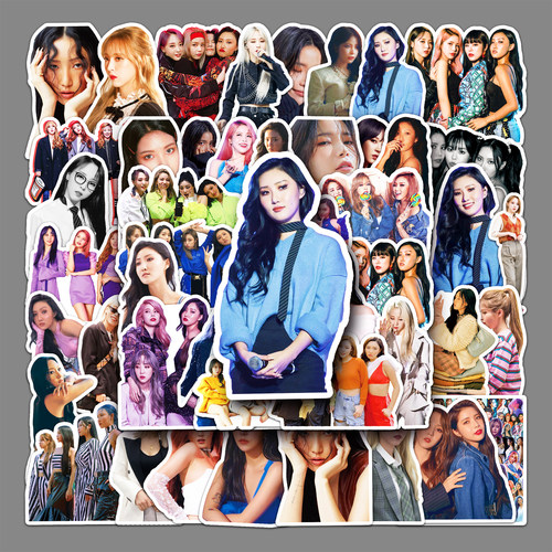 50张mamamoo行李箱贴纸防水