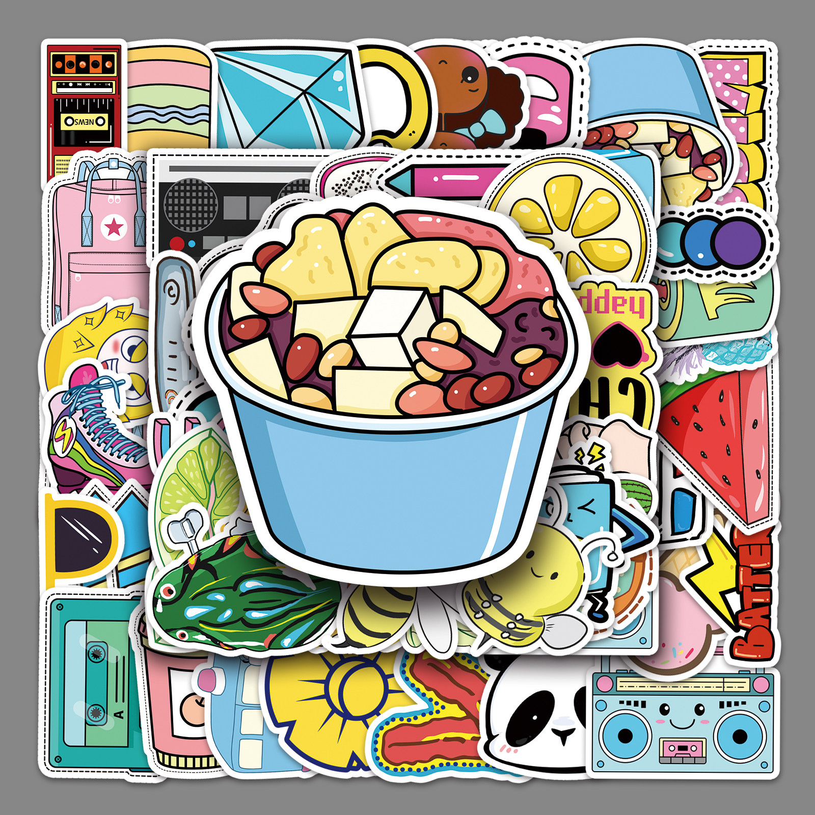 53张卡通vsco行李箱贴纸防水装饰