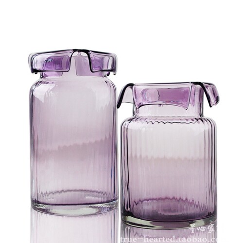 LXHouse高级感紫色花瓶客厅装饰