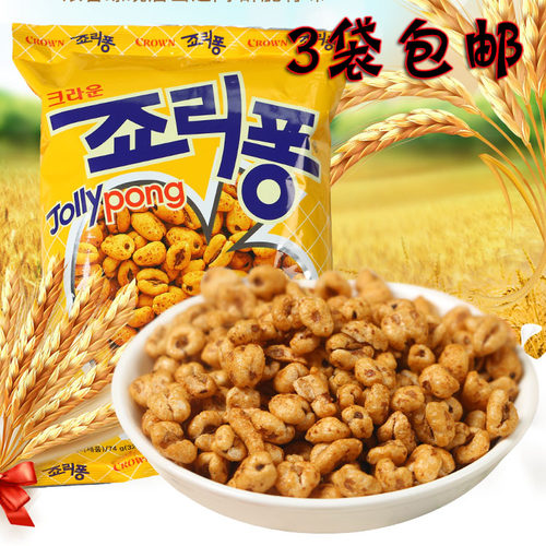 克丽安韩国进口爆米花74g大麦粒