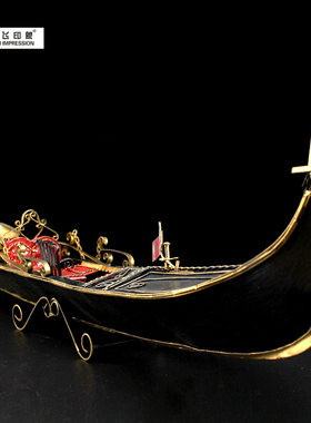铁皮威尼斯贡多拉船模型
