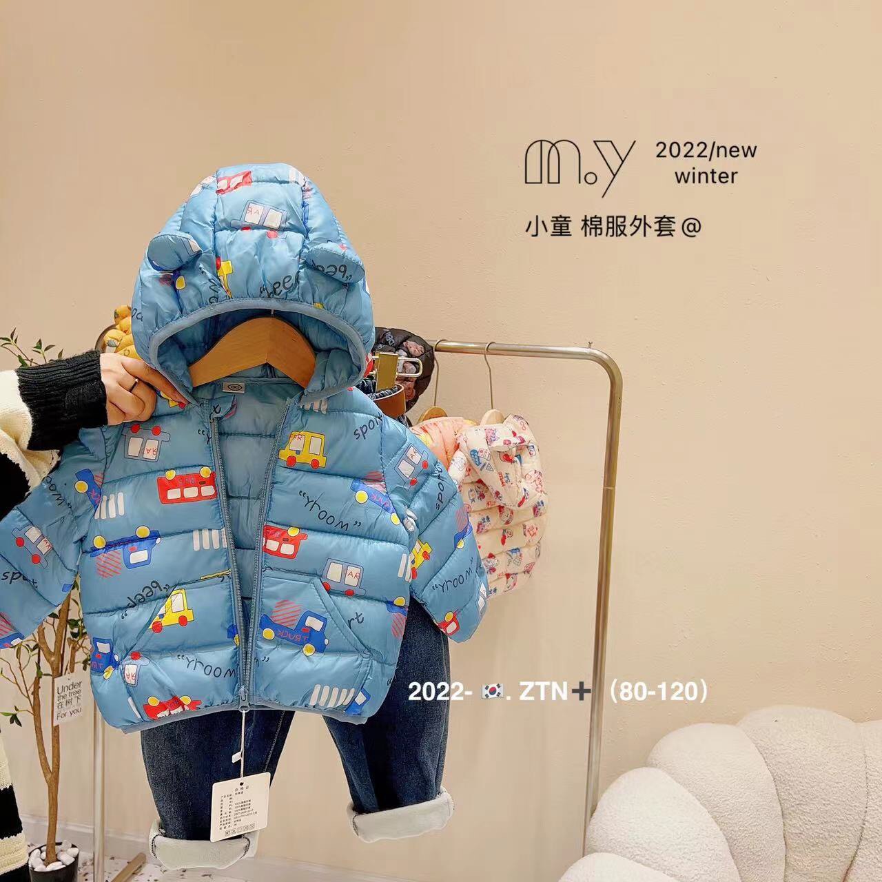 福利zz kids冬款韩国小汽棉袄/棉服