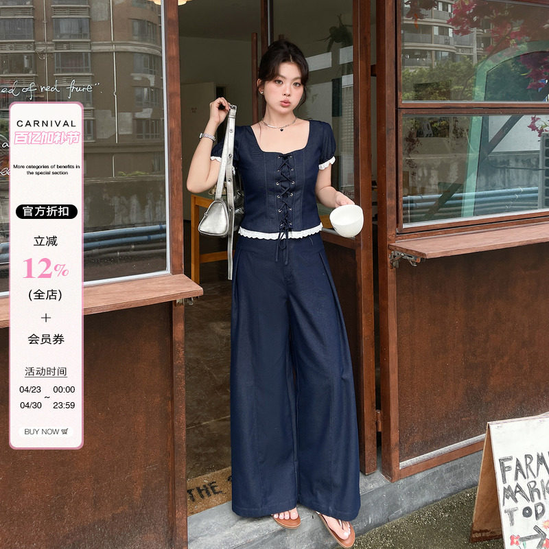 夏装女装2026新款减龄洋气休闲时尚套装胖mm大码超好看精致两件套