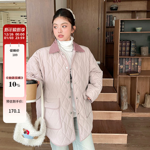 中长款 女装 显瘦保暖棉衣外套 独特超好看夹棉棉服秋冬大码 2025新款