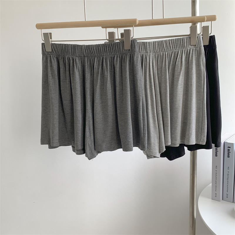 莫代尔短裤女夏季新款松紧腰高腰宽松大码阔腿裤柔软家居休闲裤女,女装/女士精品,休闲裤,淘宝优惠券,粉丝福利购,淘宝优惠卷