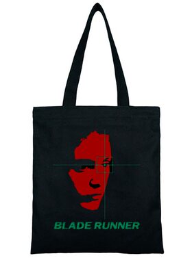 电影Blade Runner银翼杀手赛博朋克帆布包单肩包拉链托特包男女