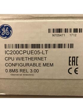 IC200CPUE05 全新GE模块 IC200CPUE05 原装现货 质保一年