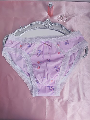 男生可爱南梁女士化底裆男士三角内裤蕾丝卡通蝴蝶结性感柔软棉