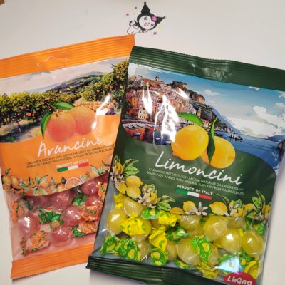 新品意大利进口LiKing柠檬橙子味硬糖酸甜味喜糖年货办公室零食