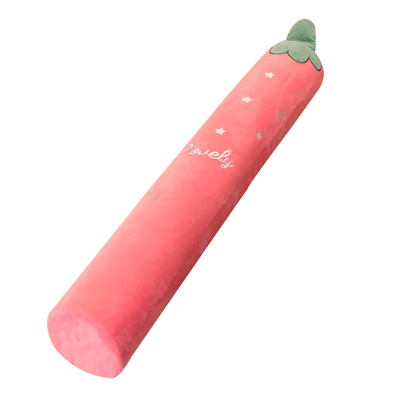 胡萝卜公仔乳胶圆柱枕头娃娃女孩