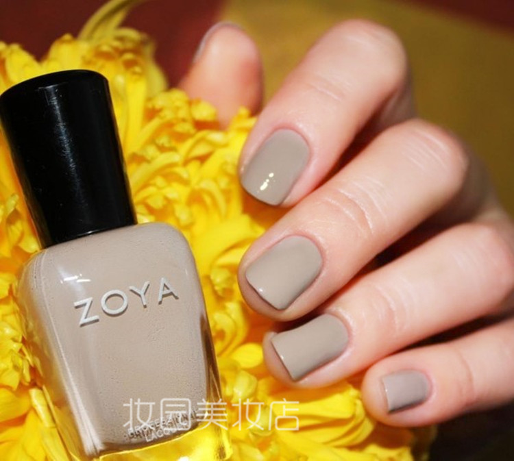 美国zoya指甲油 气质裸褐 裸灰 zp858 noah 香草奶茶 ol日常